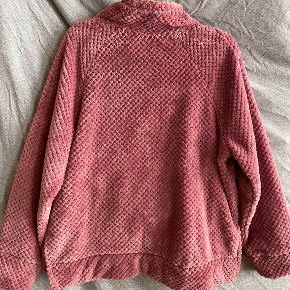 Members Mark Pink Cozy Plush Pullover Women's Sz LARGE - Picture 3 of 6
